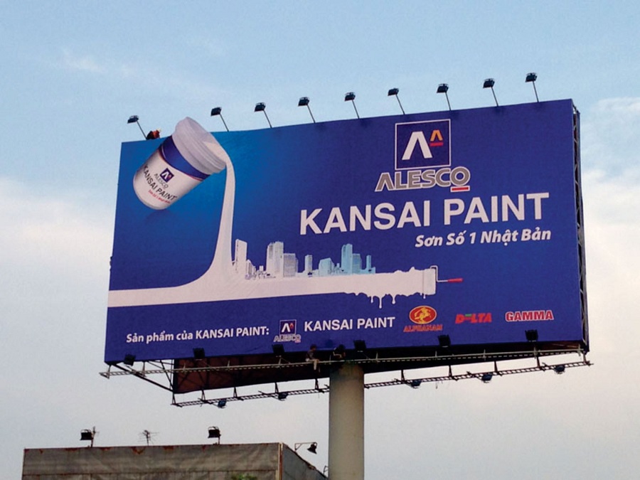 Dự án in và thi công biển bảng cáo tại vòng xoay Phạm Văn Đồng