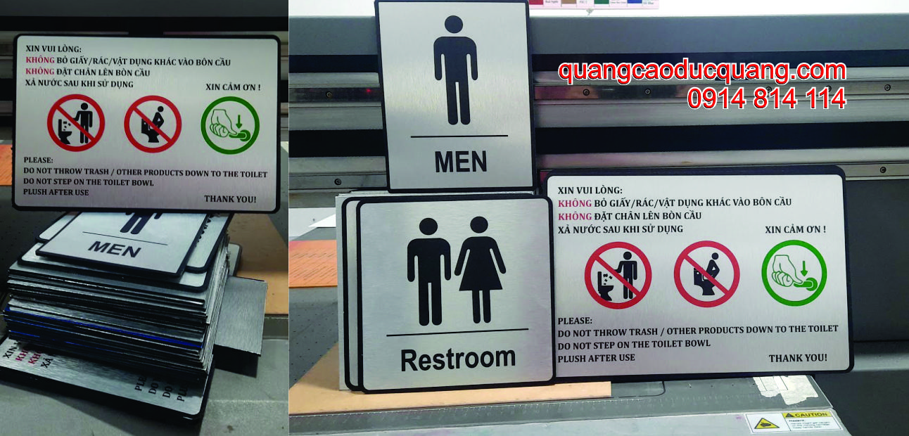 Biển báo giữ vệ sinh chung